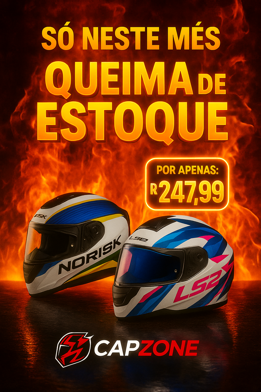 Queima de Estoque_ Capacetes Imperdíveis!