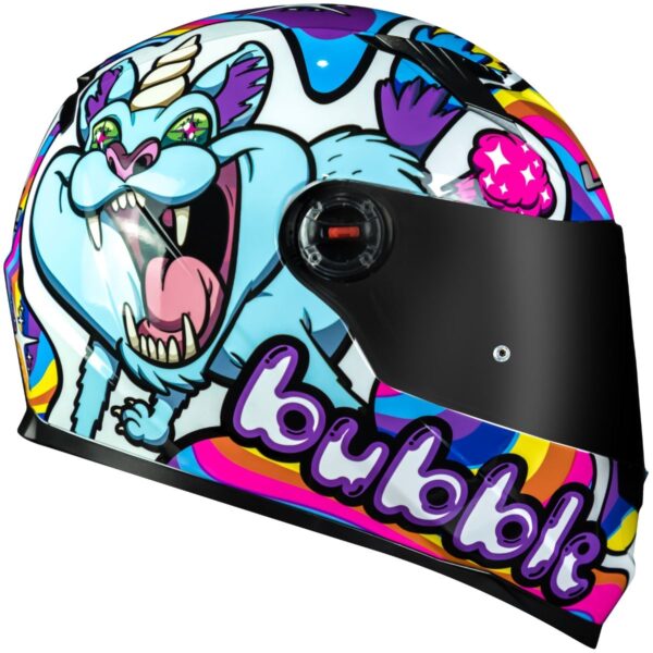 CAPACETE LS2 FF358 BUBBLE BRANCO